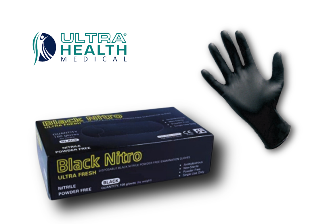 Nitrile Powder buy Free Gloves 1000PCs in Black