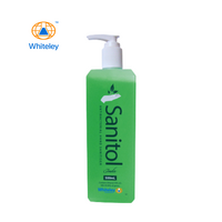 Whiteley Sanitol Jade Antibacterial Hand Sanitiser 500ml Pump Alcohol Gel