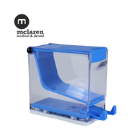 McLaren Dental Cotton Roll Dispenser Press Type - Blue