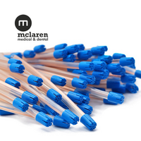 McLaren Dental Saliva Ejector Clear With Blue Tip - Bulk 1000pcs