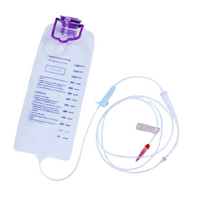 Sterile 1000ml Empty Infusion Bags For Irrigation Use With Steri Pour Bottled Saline