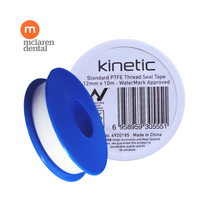 Kinetic Telflon PTFE Thread Tape 12mm x 10m