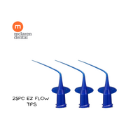 EZ Flow Pre Bent Tips Needle Tips Blue Luer Lock 25pcs 