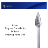 Altson RA Latch Finishing Flame Tungsten Carbide 031 6pcs