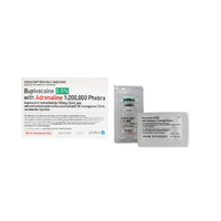Phebra Bupivacaine with Adrenaline 0.5% 5 x 20ml VialsTheatre Pack (THIS IS A CONTROLLED SUBSTANCE WILL REQUIRE DOCTORS REG. TO PURCHASE THIS PRODUCT)