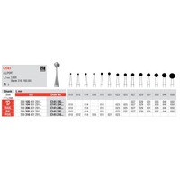 Edenta Carbide Surgical Burs (Round) 3pcs HP - 023