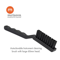 McLaren Dental Autoclavable Nylon Instrument Cleaning Brush 60mm Head