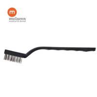 McLaren Dental 175mm Autoclavable Stainless Steel Instrument Cleaning Brush